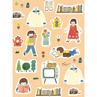 Furukawa Paper Works My Life Collection Choki Choki Paper Pack - My Life