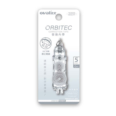 Oval Orbitec Correction Tape 5mm x 6m Refill