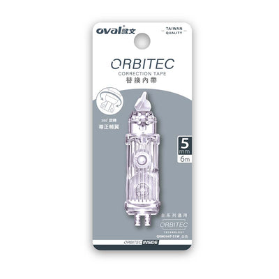 Oval Orbitec Correction Tape 5mm x 6m Refill