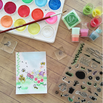 Sakuralala x Igloo*Dining* 365™ Clear Stamps - Nature