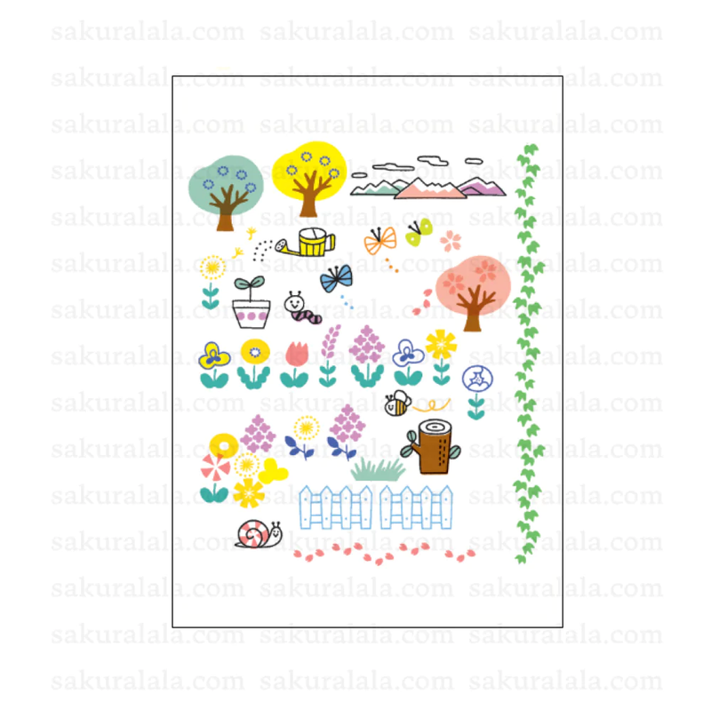 Sakuralala x Igloo*Dining* 365™ Clear Stamps - Nature