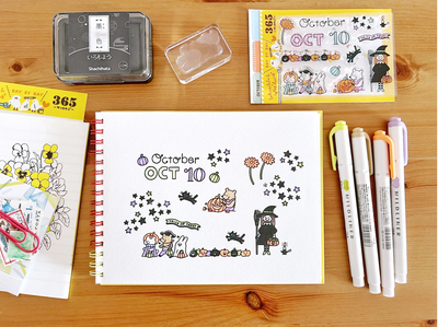 Sakuralala x Igloo*Dining* 365™ Clear Stamps - October