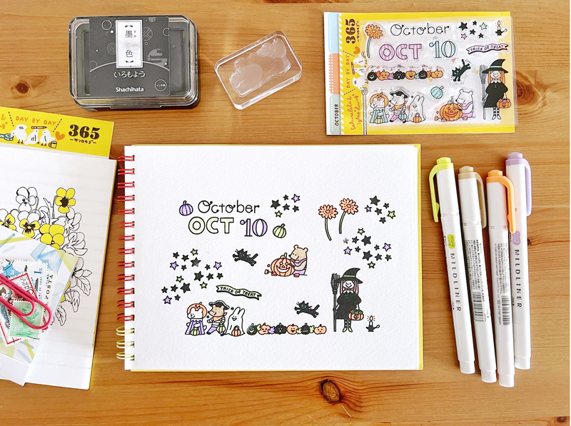 Sakuralala x Igloo*Dining* 365™ Clear Stamps - October