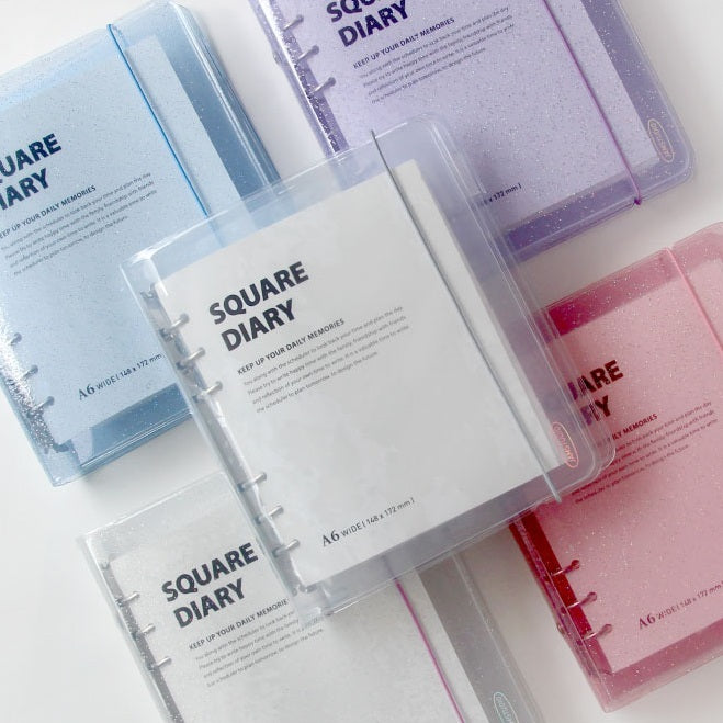 Jam Studio A6 Wide Square Diary PVC Cover