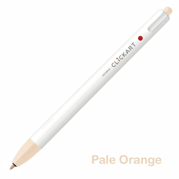 Zebra CLiCKART Retractable Markers - Orange and Yellow Series
