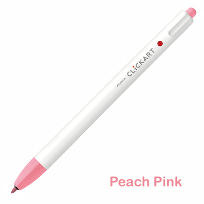 Zebra CLiCKART Retractable Markers - Red and Pink Series