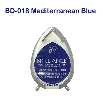 Tsukineko Brilliance Dew Drop Ink Pad - Blue and Purple Series