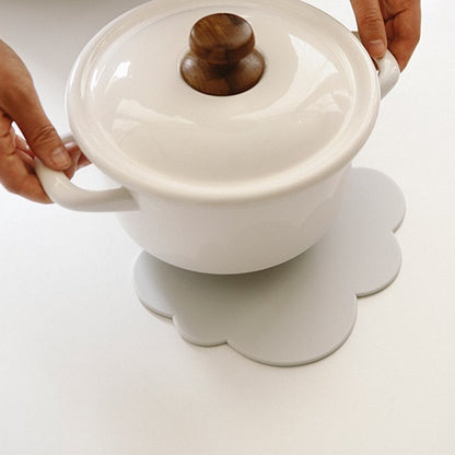 Dailylike Bonbon Silicone Trivet - Cloud (Cocoa)