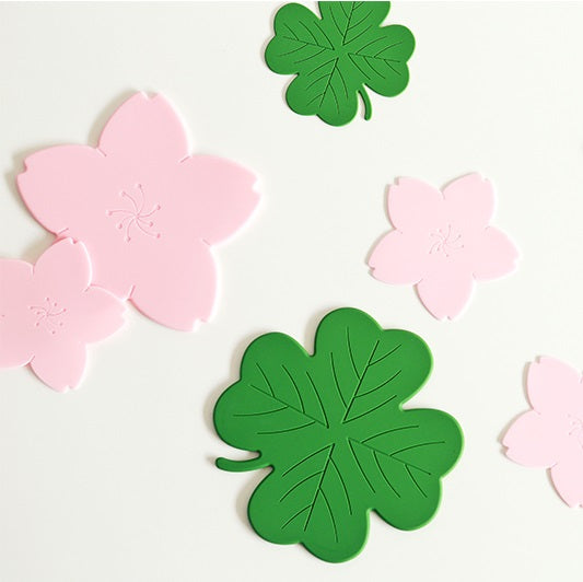 Dailylike Bonbon Silicone Trivet - Four Leaf Clover