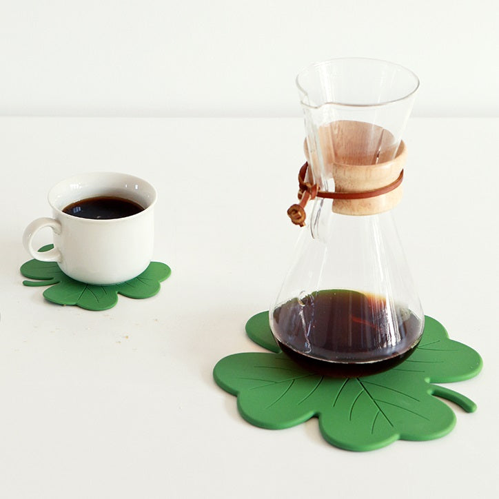 Dailylike Bonbon Silicone Trivet - Four Leaf Clover