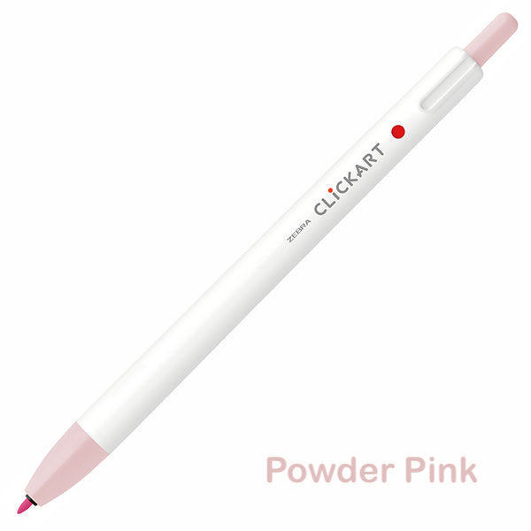 Zebra CLiCKART Retractable Markers - Red and Pink Series