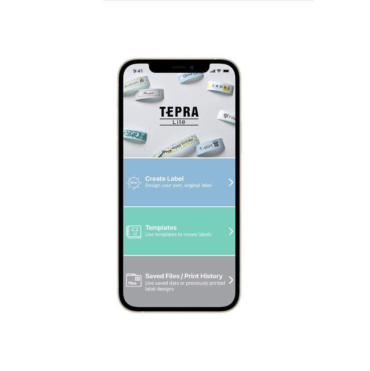 King Jim TEPRA Lite Smartphone Label Printer (LR30GS - White)