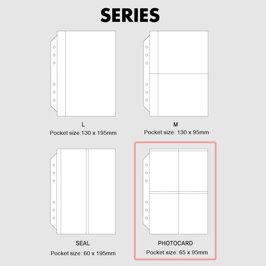 Jam Studio A6 Wide Photocard Pocket