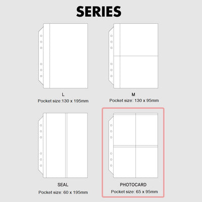 Jam Studio A6 Wide Photocard Pocket