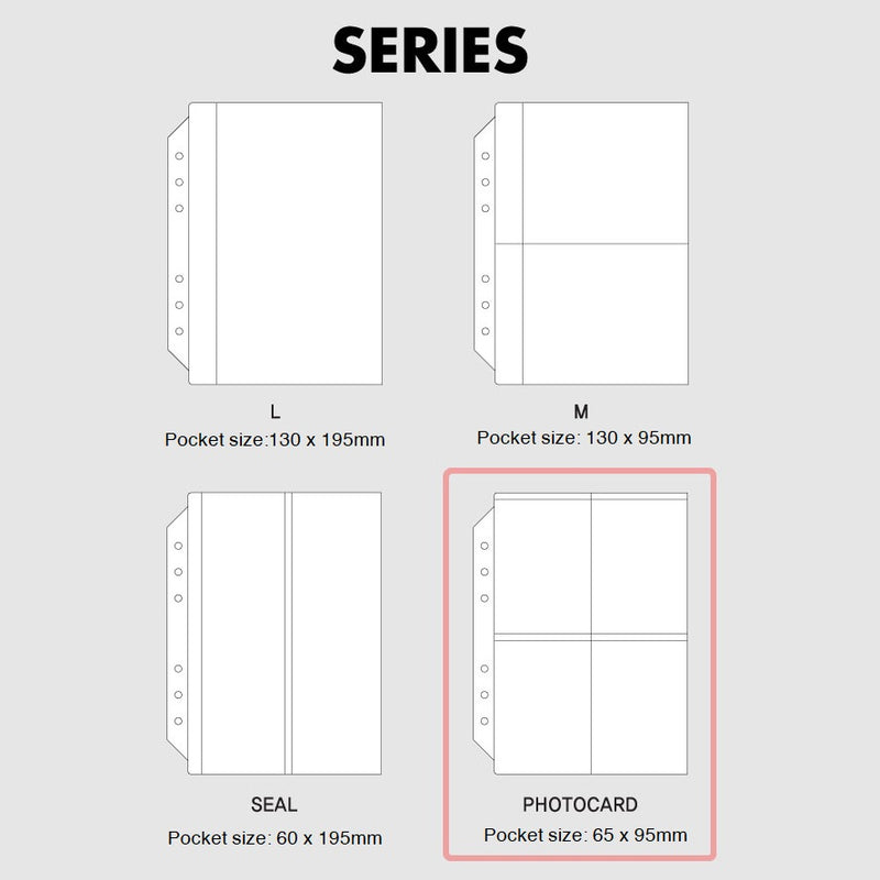Jam Studio A6 Wide Photocard Pocket