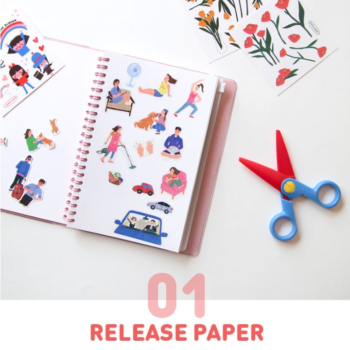 Jam Studio Release Sticker Book - Strawberry
