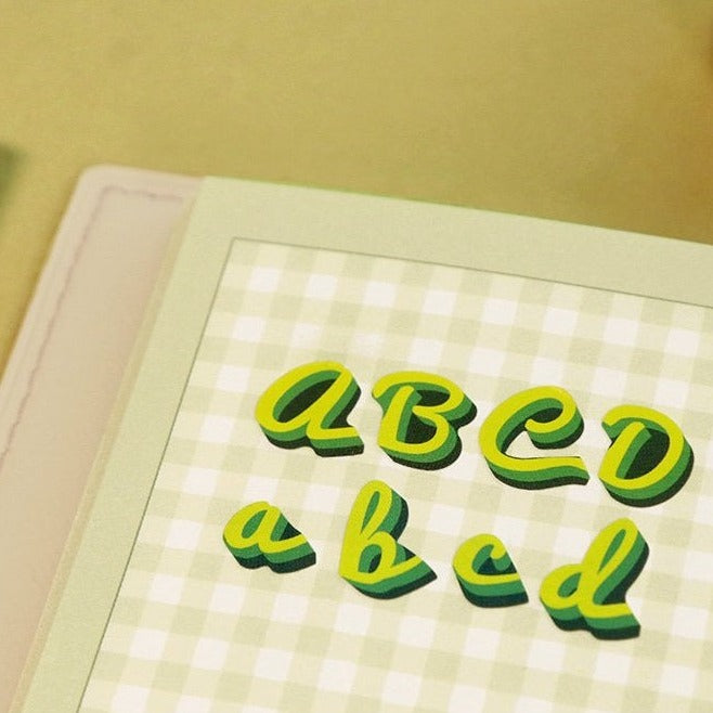 Iconic Alphabet & Number Sticker Pack - Rolling