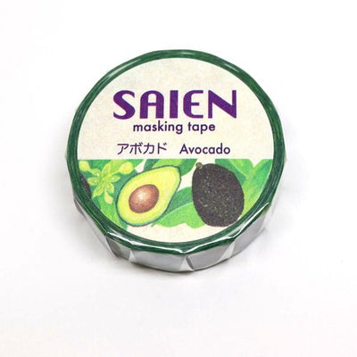 Kamiiso Sansyo Saien Masking Tape - Avocado