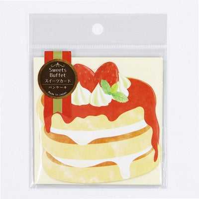 Kamiiso Sansyo Sweets Card - Strawberry Pancake