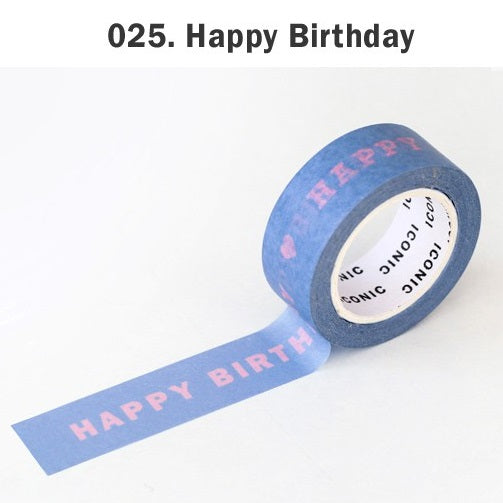 Iconic Message Masking Tapes