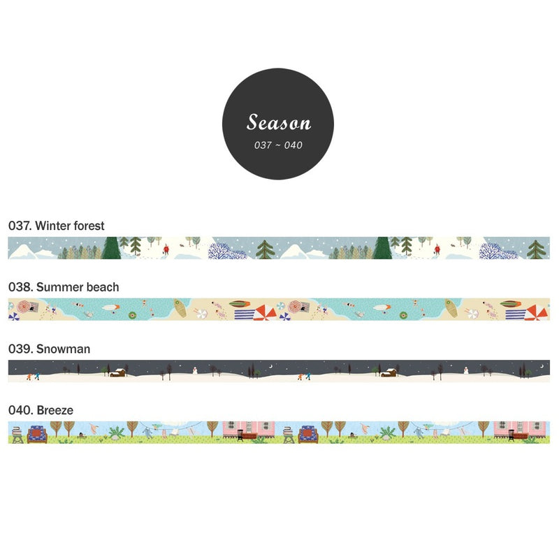 Iconic Season Masking Tapes