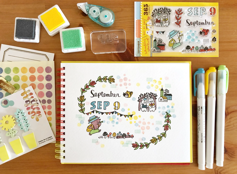 Sakuralala x Igloo*Dining* 365™ Clear Stamps - September