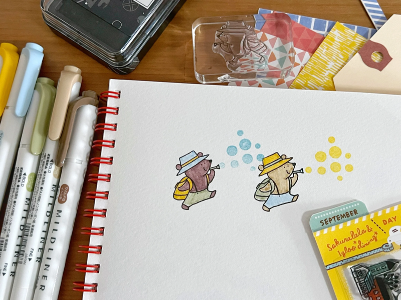 Sakuralala x Igloo*Dining* 365™ Clear Stamps - September