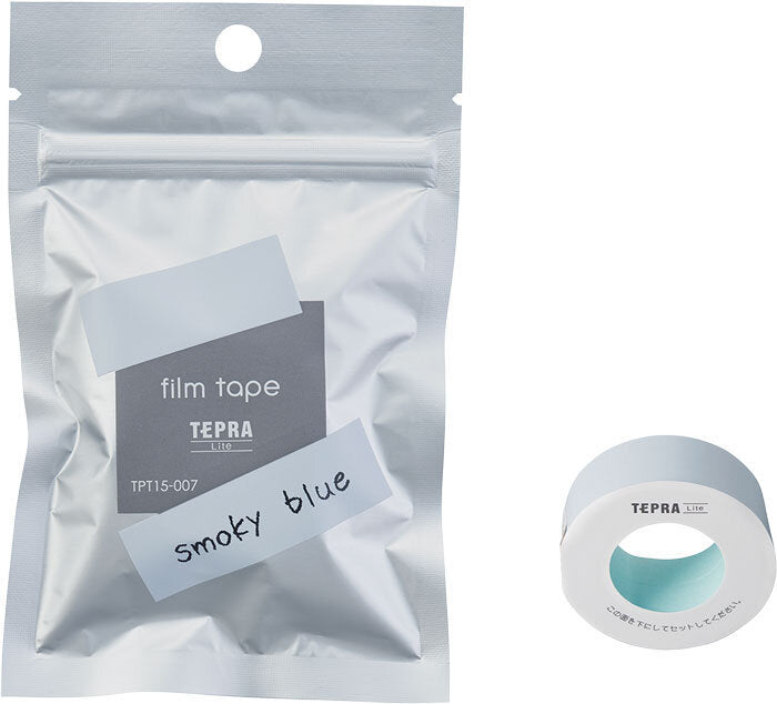 King Jim Tepra Lite Film Tape - Smoky Blue (11mm / 15mm)
