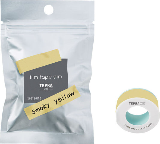 King Jim Tepra Lite Film Tape - Smoky Yellow (11mm / 15mm)