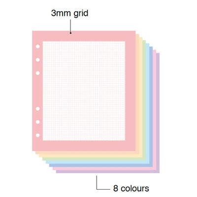 Jam Studio A6 Wide Deco Frame Refill - 02 Soft Frame