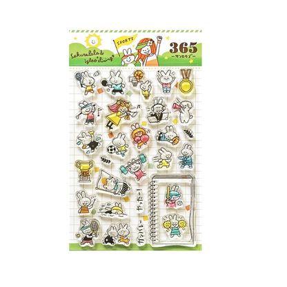 Sakuralala x Igloo*Dining* 365™ Clear Stamps - Sports