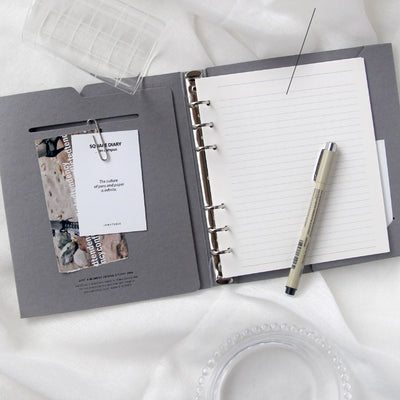Jam Studio A6 Wide Square Diary Paper Cover