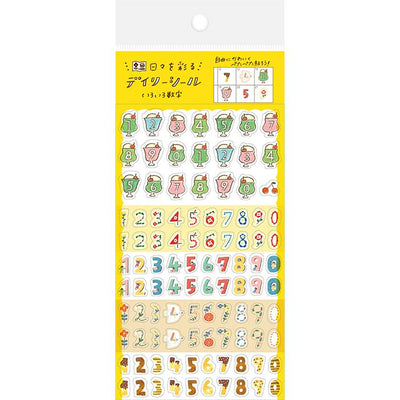 Furukawa Paper Works My Life Collection Sticker  - Numbers