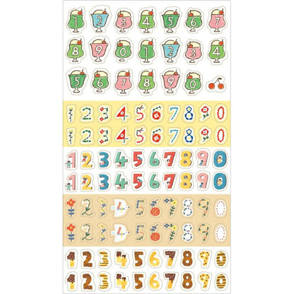 Furukawa Paper Works My Life Collection Sticker  - Numbers