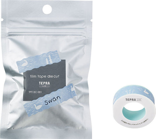 King Jim Tepra Lite Film Tape Die-Cut - Swan (13mm)
