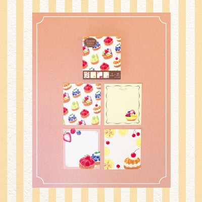 Furukawa Paper Works Girl's Time Collection Memo Pad - Tart