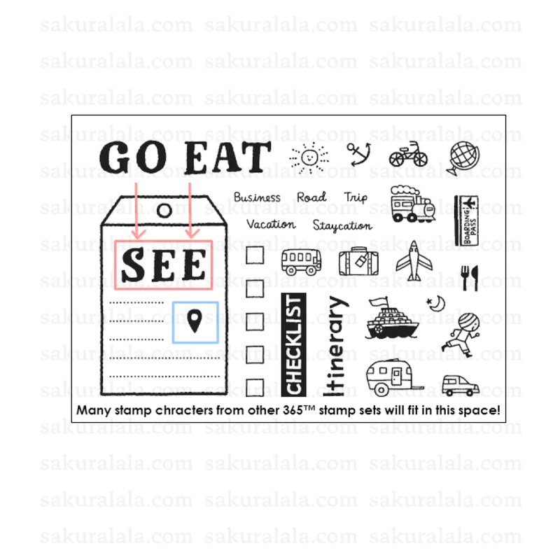 Sakuralala x Igloo*Dining* 365™ Clear Stamps - Tabi