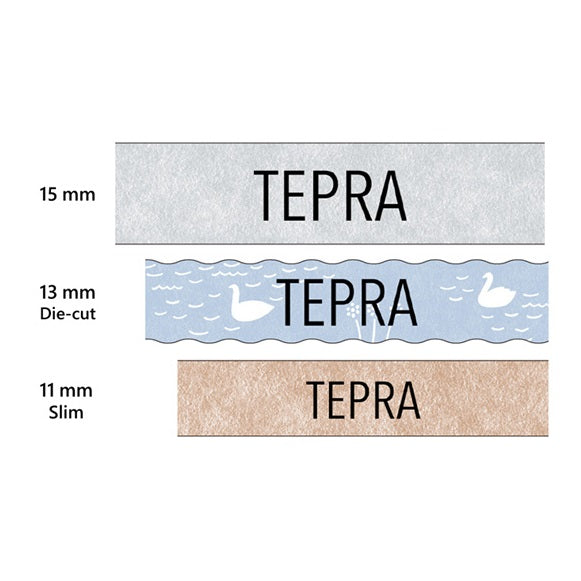 King Jim Tepra Lite Film Tape - Smoky Blue (11mm / 15mm)