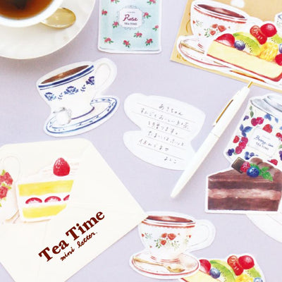 Furukawa Paper Works Girl's Time Collection Mini Gift Letter - Rose