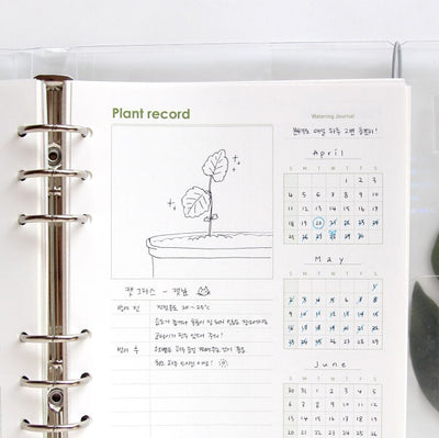 Jam Studio A6 Wide Theme Refill - 05 Plant Record