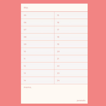 Jam Studio Daily Notepad