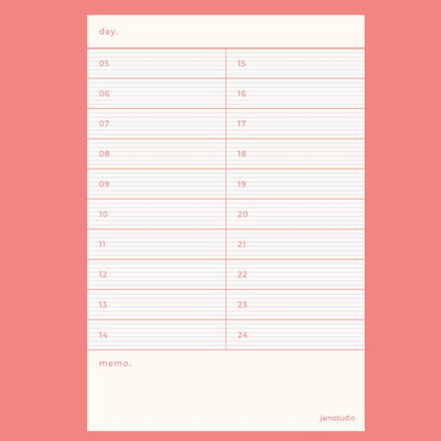Jam Studio Daily Notepad