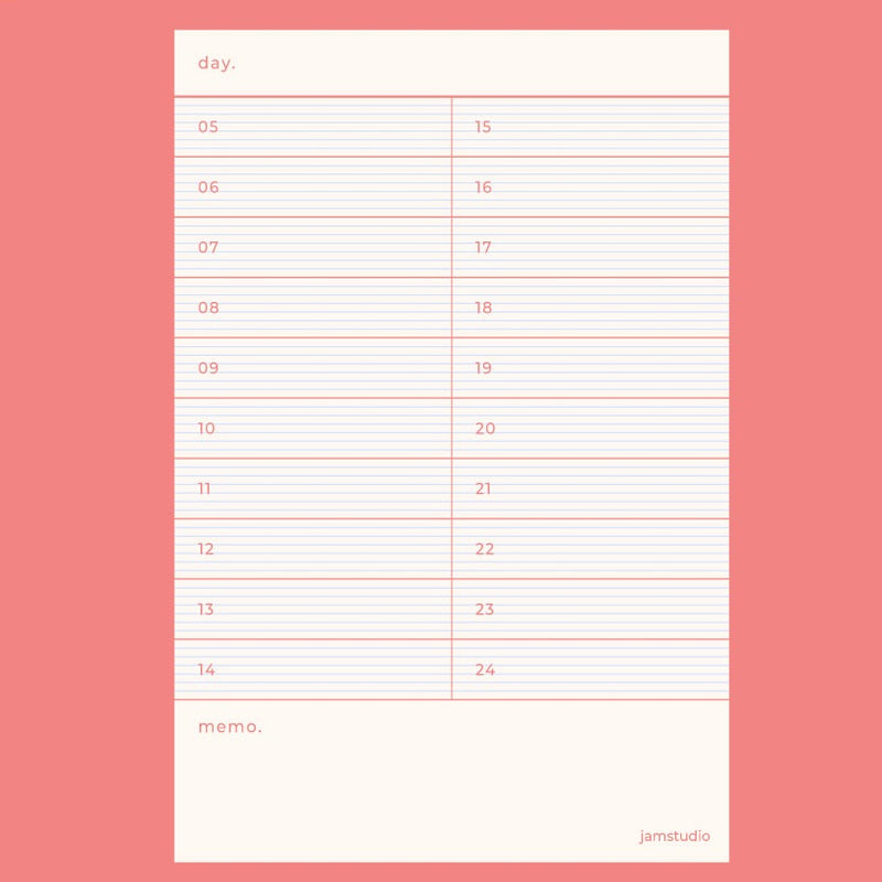 Jam Studio Daily Notepad
