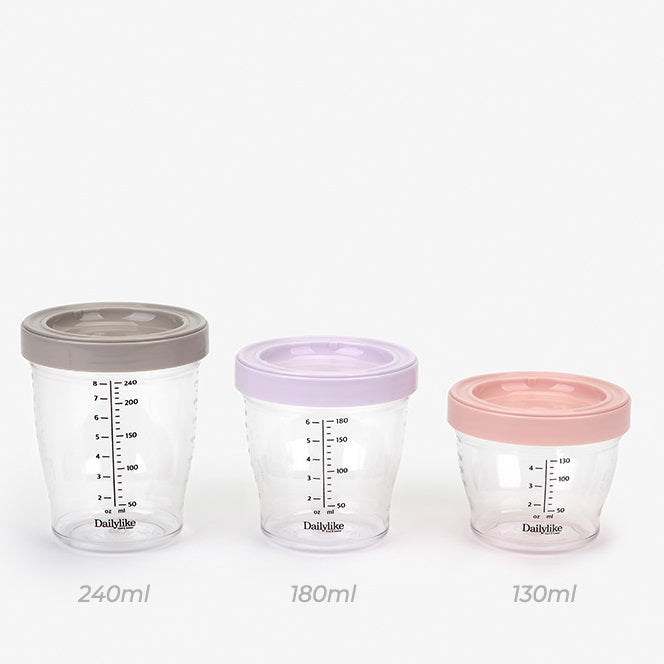 Dailylike Bonbon Tritan Bowl - Cocoa (240ml, Set of 3)