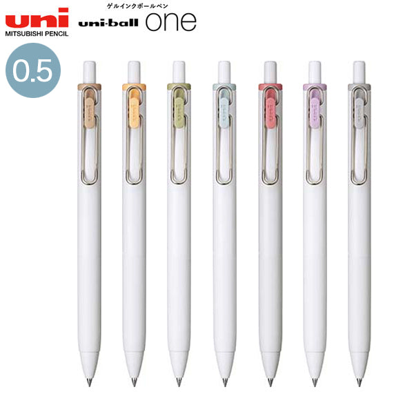 Uni-ball One Gel Pens 0.5mm - Fika Colours