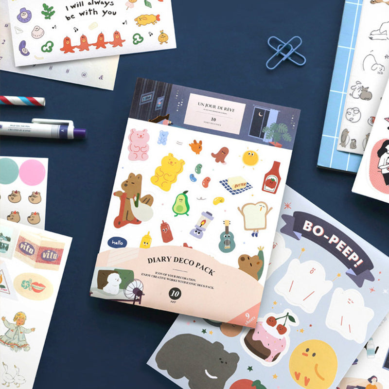 Iconic Diary Deco Pack V.10 Stickers