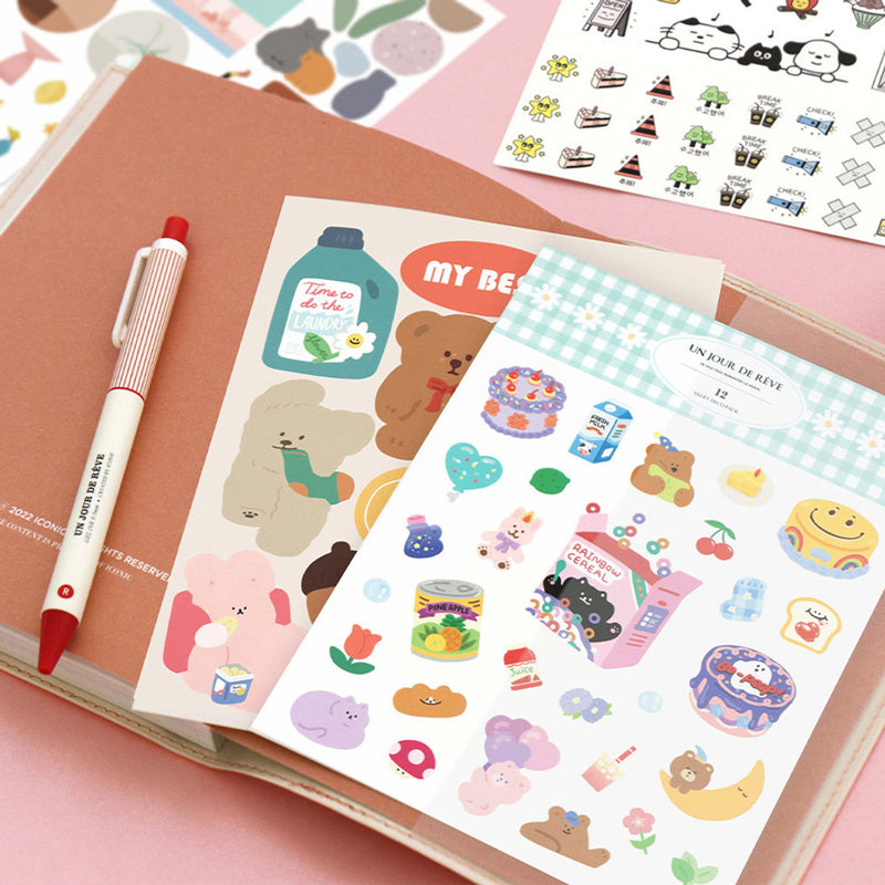 Iconic Diary Deco Pack V.12 Stickers