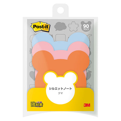 3M Post-it Assorted Colours Sticky Notes - Bear