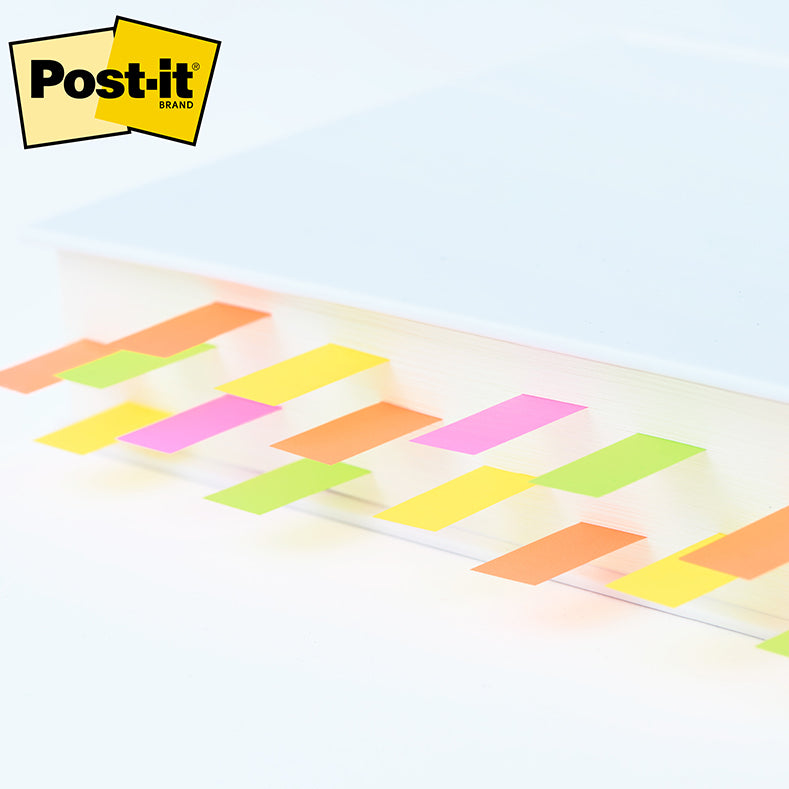 3M Post-it Film Assorted Colours Sticky Flags 1