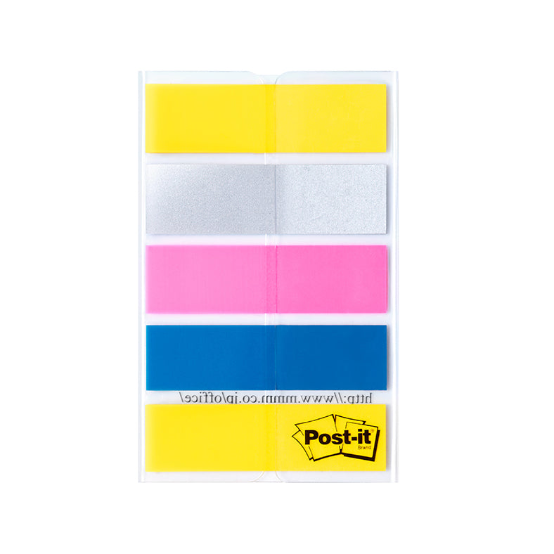 3M Post-it Film Assorted Colours Sticky Flags 3